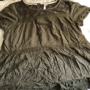 beautiful olive shirt